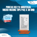 PUNTAS RELYX UNIVERSAL MICRO MIXING TIPS PAQ X 30 UND