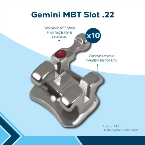 BRACKET GEMINI 5X5 SLOT .22 MBT