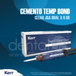 CEMENTO TEMP BOND CLEAR JGA DUAL X 6 GR