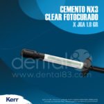 Cemento Dental N X3 Ligth Cure Clear Jeringa 1.8 GR KERR