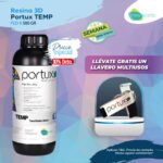 RESINA 3D PORTUX TEMP FCO X 500 GR