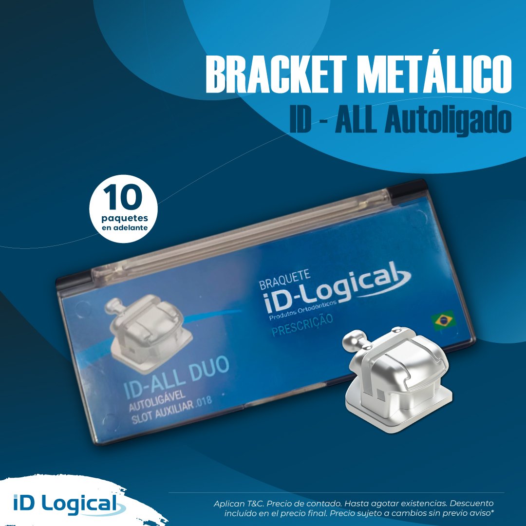 BRACKET METÁLICO AUTOLIGADO ID-ALL-DUO MBT