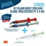 COMBO KIT BLANQUEAMIENTO BOOST OPALDAM + BLANQUEAMIENTO OPALESCENCE PF X 4 JGA  -25%