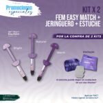 KIT FEM EASY MATCH + JERINGUERO + ESTUCHE