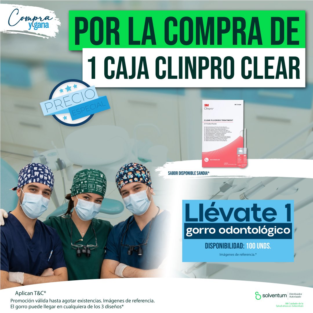 CLINPRO CLEAR UNIDOSIS + GORRO MUJER