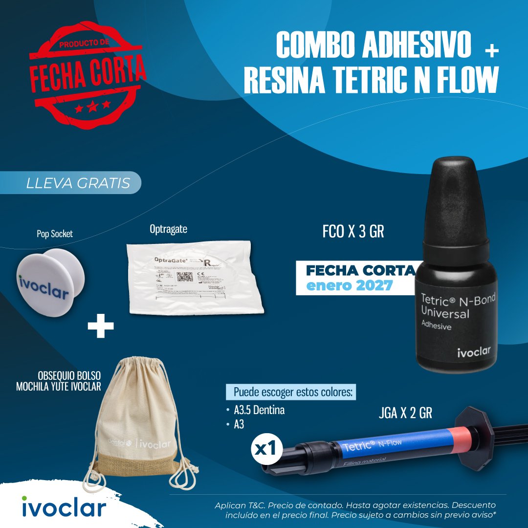 COMBO ADHESIVO + RESINA TETRIC N FLOW