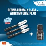 COMBO RESINA FORMA X 3 JGA + ADHESIVO UNIV PEAK -20%