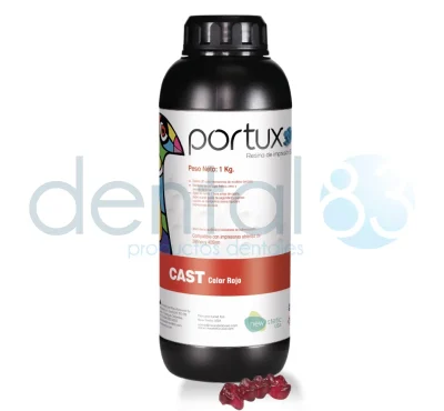 RESINA-3D-PORTUX-CAST-COLOR-ROJO-FCO-X-1000-GR RESINA-3D-PORTUX-CAST-COLOR-ROJO-FCO-X-1000-GR